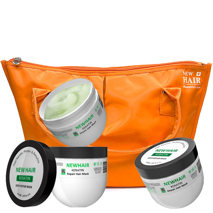 3 Hair Mask + Bag