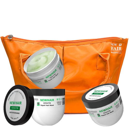 3 Hair Mask + Bag